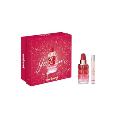 Cacharel - Yes I Am Bloom Up! - Coffret Cadeau Eau de Parfum - Parfum pour Femme Pétillante et Optimiste - Fragrance Florale et Ambrée - Longue Tenue - Parfum de Luxe pour Femme - 50 ml & 10 ml