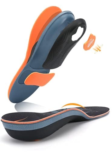 PCSsole Semelles Chaussures Confort pour Hommes et Femmes, Gel Semelle Orthopédiques Fasciite Plantaire, Épine Calcanéenne, Pied Plat, Soutien Voute Plantaire, Coussinet, Travail Debout, Amortissante