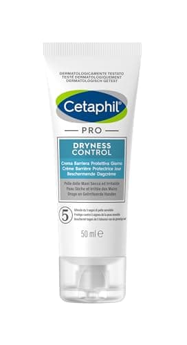 Cetaphil Pro Dryness Control crème main protéctrice jour, 50ml, crème pour les mains sèches et irritées, Huile de jojoba et Vit E