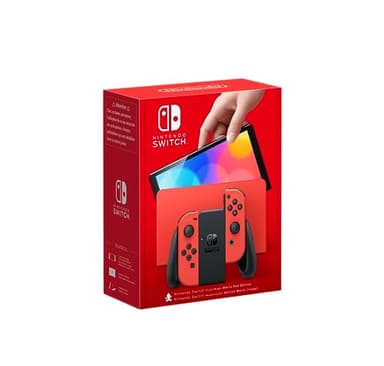 Nintendo Console Switch - Modèle OLED Edition Mario (rouge)