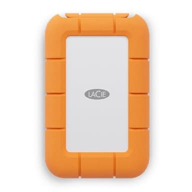 LaCie Rugged Mini 2To Disque SSD externe, USB-C Thunderbolt 3, Résistance extrême à l'eau et aux chutes de trois mètres, avec USB-C sans câble USB-A, services Rescue valables 5 ans (STMF2000400)