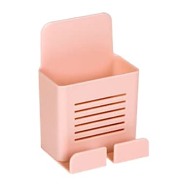 Porte-distance Mural Avec Grande Capacité, Boîte De Stockage De Téléphone Auto-adhésive, Installation Sans Poinçonnage, Organisateur À Double Fonction Pour Télécommandes, Stylos, Idéal Pour La Maison,