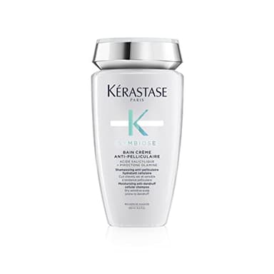 KERASTASE Symbiose - Bain Crème Pureté - Shampoing Antipelliculaire - Effet Prouvé Jusqu'à 7 Semaines Après Utilisation - À l'Acide Salicylique - Sans Silicone - Cuir Chevelu Gras & Sensible - 250 ml