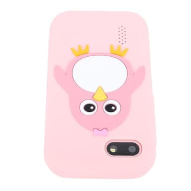 ZJchao Téléphone Portable à écran Tactile pour Enfants avec Caméra HD, Double Objectif, 8 Jeux Préchargés, Conception Résistante aux Chutes, Motif imprimé Animal, éducatif pour Les Enfants
