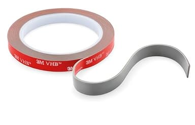 Dpm tapes 3M VHB - Ruban adhésif double face universel extra fort en mousse acrylique, résistance à l'eau et aux hautes températures, décor de Noël, bandes LED, voiture,maison bureau (9 mm x 3 m)