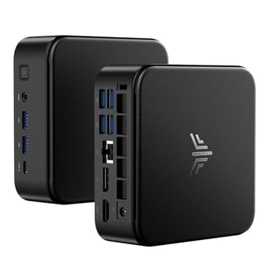 NiPoGi E3B Mini PC par ΑΜD Ryzen 5 7430U(Max 4.3GHz,6C/12T, Mieux Que 3500U/5650U/5675U),32Go RAM(16+16Go) /512Go SSD,Mini Ordinateur de Bureau WiFi 6/BT 5.2/4K Triple Display/VESA Supporté