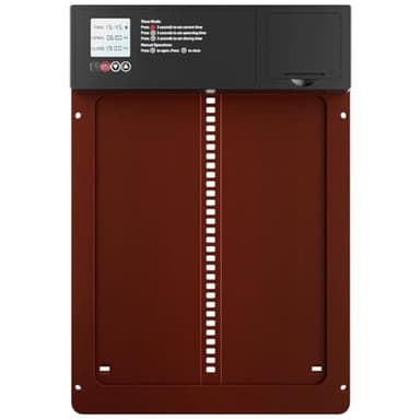 Yoarmyt 2025 Porte Poulailler Automatique avec Minuterie, Porte Automatique Poulailler | Écran LCD Étanche | Anti-pincement, Porte Poulailler Fonctionne à Piles