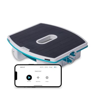 Robot Nettoyeur Skimmer de Piscine Dolphin Skimmi, Nettoie la Surface de l’Eau avec Son Panneau Solaire Intelligent, Contrôle par Application, Filtration Fine