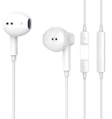 Ecouteurs Filaires pour iPhone, Écouteurs Intra-Auriculaires, Casque Antibruit Stéréo HiFi avec Micro et Contrôle du Volume, Compatibles avec iPhone 14 Pro Max/14/13/12/12 Pro/SE/11/X/XR/XS/8/7/7 Plus