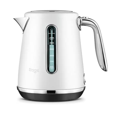 Sage - The Soft Top Luxe - Bouilloire Électrique Silencieuse - Ébullition Rapide - Bouilloire sans Fil 1,7 L - Sel de Mer
