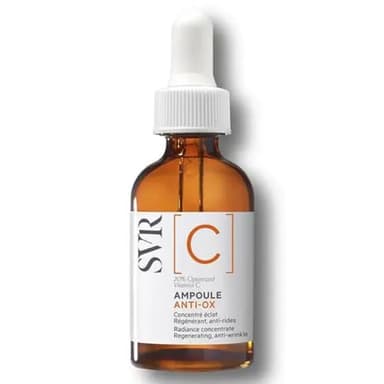 SVR – Ampoule [C] Anti-Ox – Sérum Éclat Antioxydant – Illumine, lisse et unifie le teint – Pour peaux ternes et fatiguées – Vitamine C optimisée 20%, Acide Hyaluronique – 30 ml