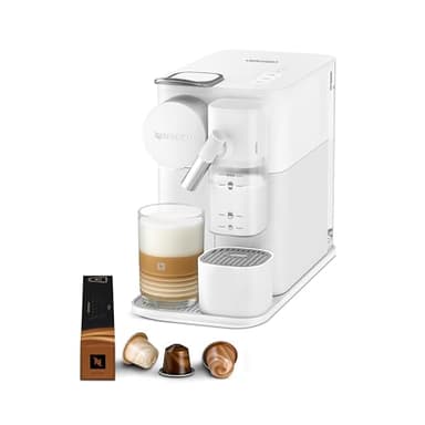 De'Longhi Nespresso Lattissima One Evo EN510.W, Machine a Café Capsule, Expresso et Cappuccino, 1450W, Blanc