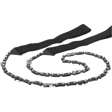 Scie à main 103 cm – Tronçonneuse manuelle avec chaîne bidirectionnelle et poignées ergonomiques – Portable pour camping, survie, jardin, randonnée, coupe branches et arbres – Mod. 2304897