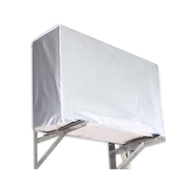 Housse Pour Climatiseur Extérieur Housse Pompe a Chaleur Hiver Anti Poussière Anti Neige Imperméable Résistant Au Soleil (XL)