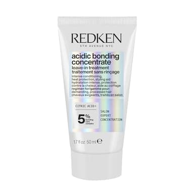 REDKEN - Soin Sans Rinçage Réparateur & Thermo-Protecteur pour Cheveux Abîmés à Très Abîmés - Transformation Capillaire Immédiate - Soin Bonding À L’Acide Citrique - Acidic Bonding Concentrate - 45 ml
