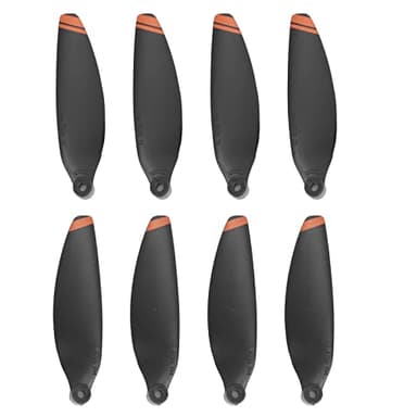 Lot de 2 Paires d'hélices de Drone - Pièces de Rechange pour Mini Drone - Silencieuses, légères et compactes - Compatible avec Mini 2 2,2 x 0,6 Pouces (Bord Orange)