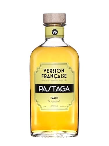 VERSION FRANÇAISE - Pastaga - Liqueur Anisée - Origine : France - Alcool 45% - Notes de réglisse & Verveine - 70cl