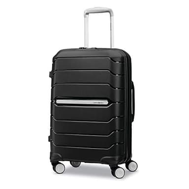 Samsonite Freeform Rigide Extensible avec Double roulettes pivotantes, Noir, Carry-on 21-inch, Extensible