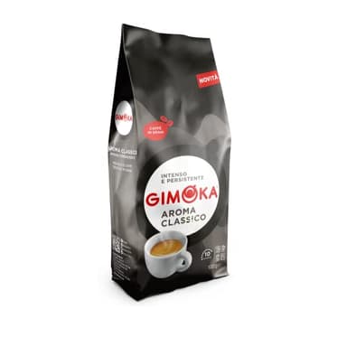 Gimoka - Café en grains mélange Classico - 1 Kg - Intensité 10 - Café italien