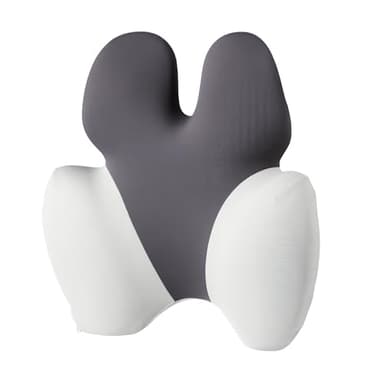 Eco Pursleep Coussin Lombaire Ergonomique | Coussin Dorsal Orthopédique en Memory Forme | Idéal pour la Chaise Bureau, la Voiture et le fauteuil de gaming | Certifié Oeko-TEX et Certipus-US