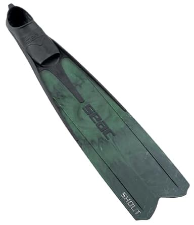 Seac Seac Shout Camo Palmes de apnée et chasse sous marin vert
