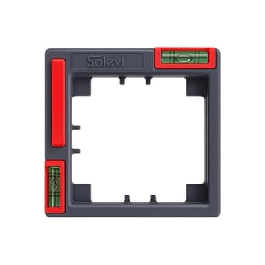 Gabarit de pose pour appareillage électrique - Niveau à bulle et aimants - Pose simple ou double, verticale ou horizontale - innovation primée