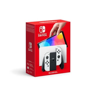 Nintendo Switch (OLED) Console de Jeux Portables 17,8 cm (7") 64 Go Écran Tactile WiFi Blanc