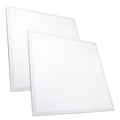 LED ATOMANT Lot de 2 Panneau LED 60x60cm 48W, CCT (Sélecteur de Couleur Blanc Chaud, Neutre et Froid), 5000 Lumens, Driver inclus