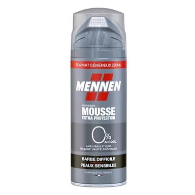 Mennen Mousse à Raser Barbes Difficiles, 250ml