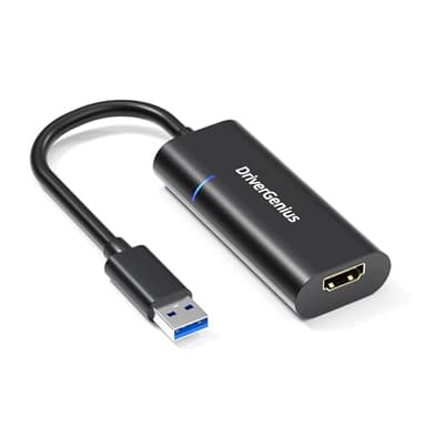 DriverGenius ViewX Uni Series | Adaptateur USB 3.0 vers HDMI, Carte Graphique Externe Alimentée par USB, Convertisseur Vidéo/Audio 1080p pour Bureautique et Analyse de Données (Windows 11 & macOS 15)