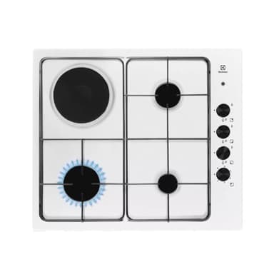 Table De Cuisson Mixte 55cm 4 Feux Blanc - EGL62821OW