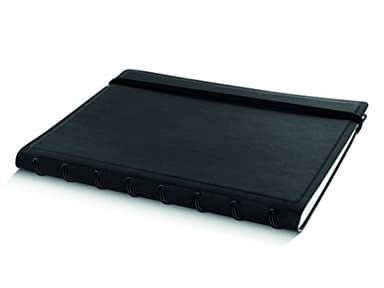 Filofax 115007 Carnet de note A5 avec feuille repositionnable Noir
