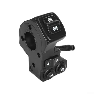 Trottinette électrique 4 en 1 6 broches étanche avec quatre modes de fonctionnement pour une meilleure expérience de conduite et de sécurité Noir
