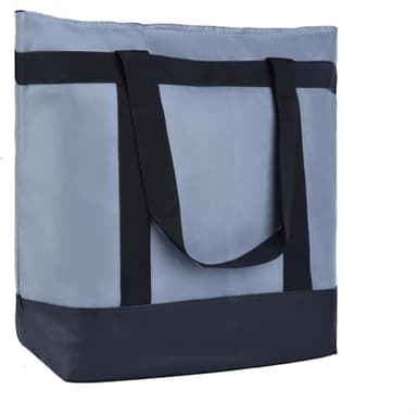 musbus Sac fourre-Tout Isotherme avec Isolation Thermique HD – Glacière Souple Pliable de qualité supérieure en Fait Un Sac d'épicerie isolé Parfaitement, Gris, 35.5cm x 20cm x 43cm, Organiseur de