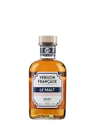 VERSION FRANÇAISE - Le MALT - Whisky Single Malt - Origine : France - 40% Alcool - Bouteille 50 cl