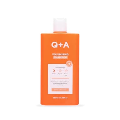 Q+A Shampooing Volumisant – Shampooing Léger pour Cheveux Fins ou Plats avec Ingrédients Naturels pour Apporter Volume et Densité (250ml)