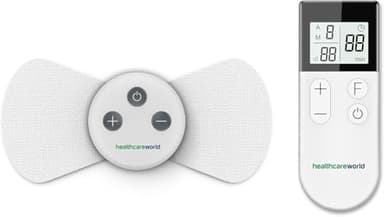 Machine TENS sans fil sans piles pour les douleurs musculaires générales aux épaules, aux genoux, au cou, au dos et avec 2 électrodes pour un soulagement efficace de la douleur