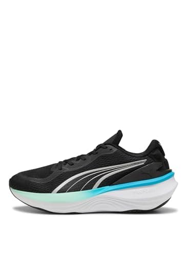 Puma Chaussures de Course Scend Pro pour Homme, Puma Black Mint Melt Speed Blue, 42 EU