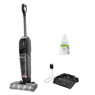 Bissell CrossWave OmniForce Edge, Aspirateur Balai Laveur sans Fil, Aspire & Lave en Même Temps ou Mode Aspiration Uniquement, Nettoyeur a Eau avec Technologie ZeroGap, Multi-Surfaces 240m², 4017N