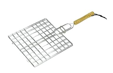 BBQ Collection 95195 Double Grille pour Barbecue Carré 20 x 20 cm