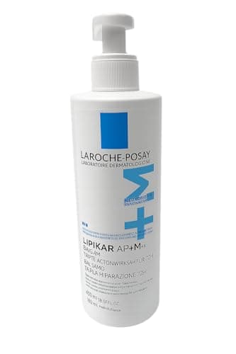 La Roche Posay Lipikar Baume AP+Max : soin corporel apaisant pour les peaux sèches et sujettes à l'eczéma, hydrate et soulage les démangeaisons