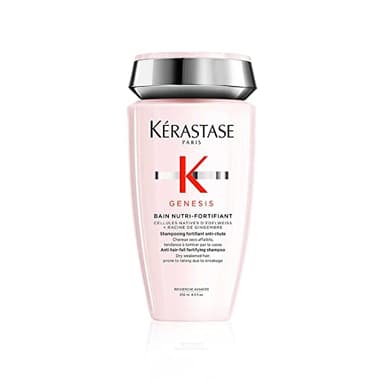 KERASTASE Genesis - Bain Nutri-Fortifiant - Shampoing Anti-Chute - -92 % de Chute de Cheveux due à la Casse au Brossage* - Edelweiss & Racine de Gingembre - Cheveux Secs & Abîmés - 250 ml