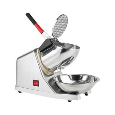Broyeur à Glaçons Professionnel – 65 kg/h – 180W – Semi-Automatique – Vitesse 1440 tr/min – 220V – ABS & Aluminium – 340 x 165 x 310 mm