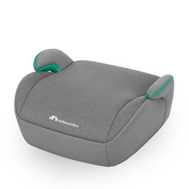Bebeconfort Manga i-Safe, Rehausseur Voiture Enfant, 6-12 ans, 128-150 cm, Réhausseur Siège Auto, Compact et Léger (< 1 kg), Installation Facile avec la Ceinture de Sécurité, Tissus Doux, Tinted Gray