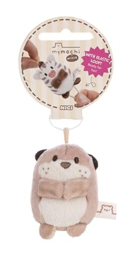 62921 Peluche Loutre Jiro 5 cm, Marron, Douce, Adorable pour câliner et Jouer, pour Enfants et Adultes, idée Cadeau