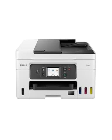 Canon MAXIFY GX4050 Imprimante A4 Couleur, pour la Maison et Le Bureau, Imprimante, Copieur, Scanner, Télécopieur Jet d'encre MegaTank Tout-en-Un, sans Fil, Connectivité Wi-FI, Ethernet et USB