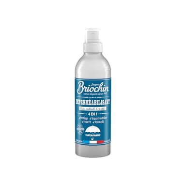 JACQUES BRIOCHIN - Imperméabilisant 4 en 1 : Protège, Nourrit, Imperméabilise et Assouplit - Formule Concentrée - Parfum Vanille - Pour Tous Types de Cuirs et Textiles - Fabrication Française - 200ml