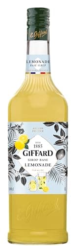 Giffard - Sirop Base Lemonade - Pour Citronnade - Recette et Fabrication Françaises - Rafraîchissant et Gourmand - 1 Litre