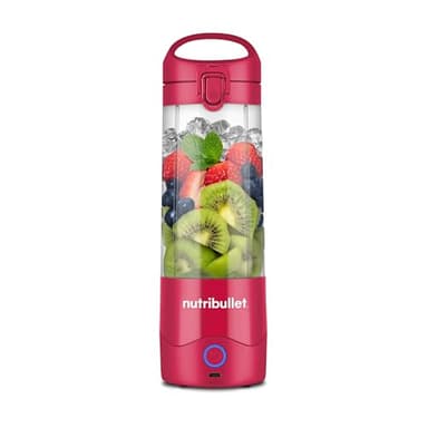 NutriBullet portable blender, blender portable, 475ml sans BPA, mini blender, blender multifonctions, chargeur USB-C, plus de 15 cycles de mixage, magenta, NBP003MA
