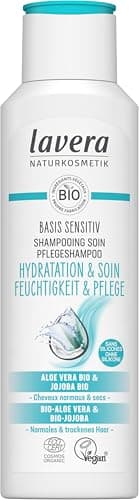 lavera basis sensitiv Shampooing Soin Hydratation & Soin - sans silicone - Hydratation intense & soin douceur - vegan - cosmétiques naturels - 250 ml